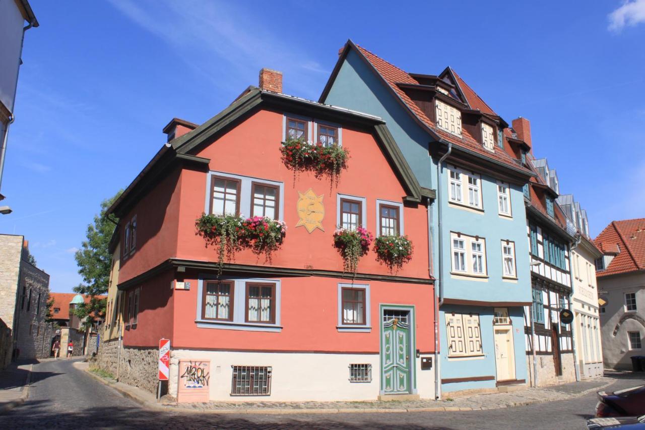 Appartamento Haus Zum Kleinen Helm Erfurt Esterno foto