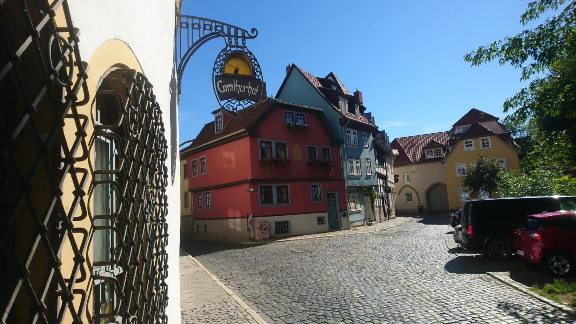 Appartamento Haus Zum Kleinen Helm Erfurt Esterno foto